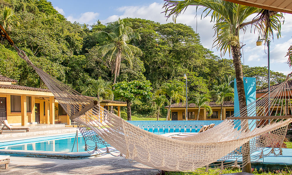 SoulCentro hammock by pool